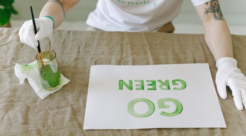 Crafting for Earth Day: Go Green