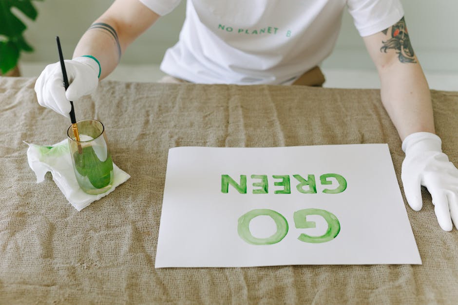 Crafting for Earth Day: Go Green
